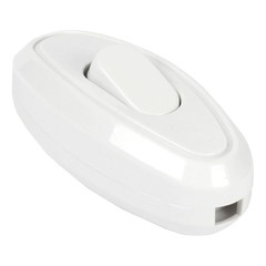 Выключатель кнопочный для светильника Smartbuy 6 А 250 В белый (SBE-06-S04-w)