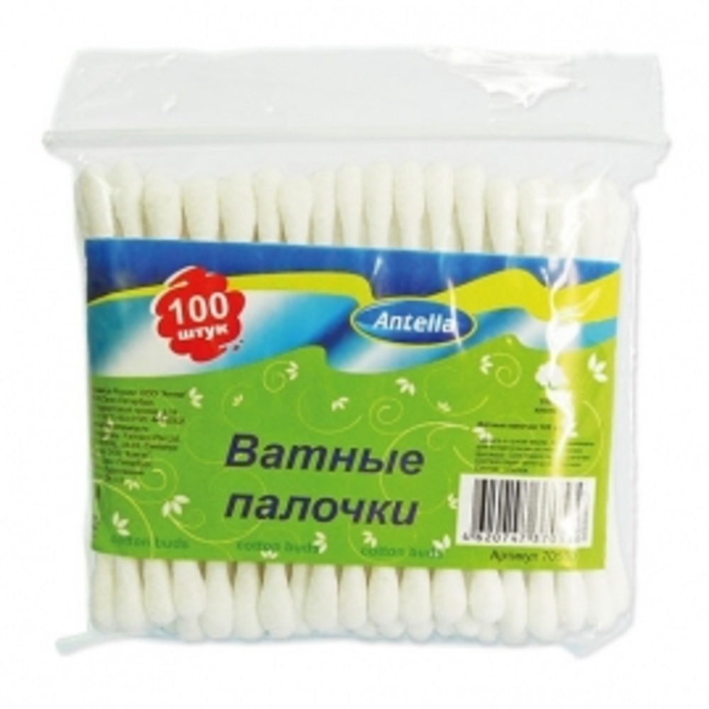 Ватные палочки Antella пакет (100шт.) (70530) — купить в Петровиче в ...