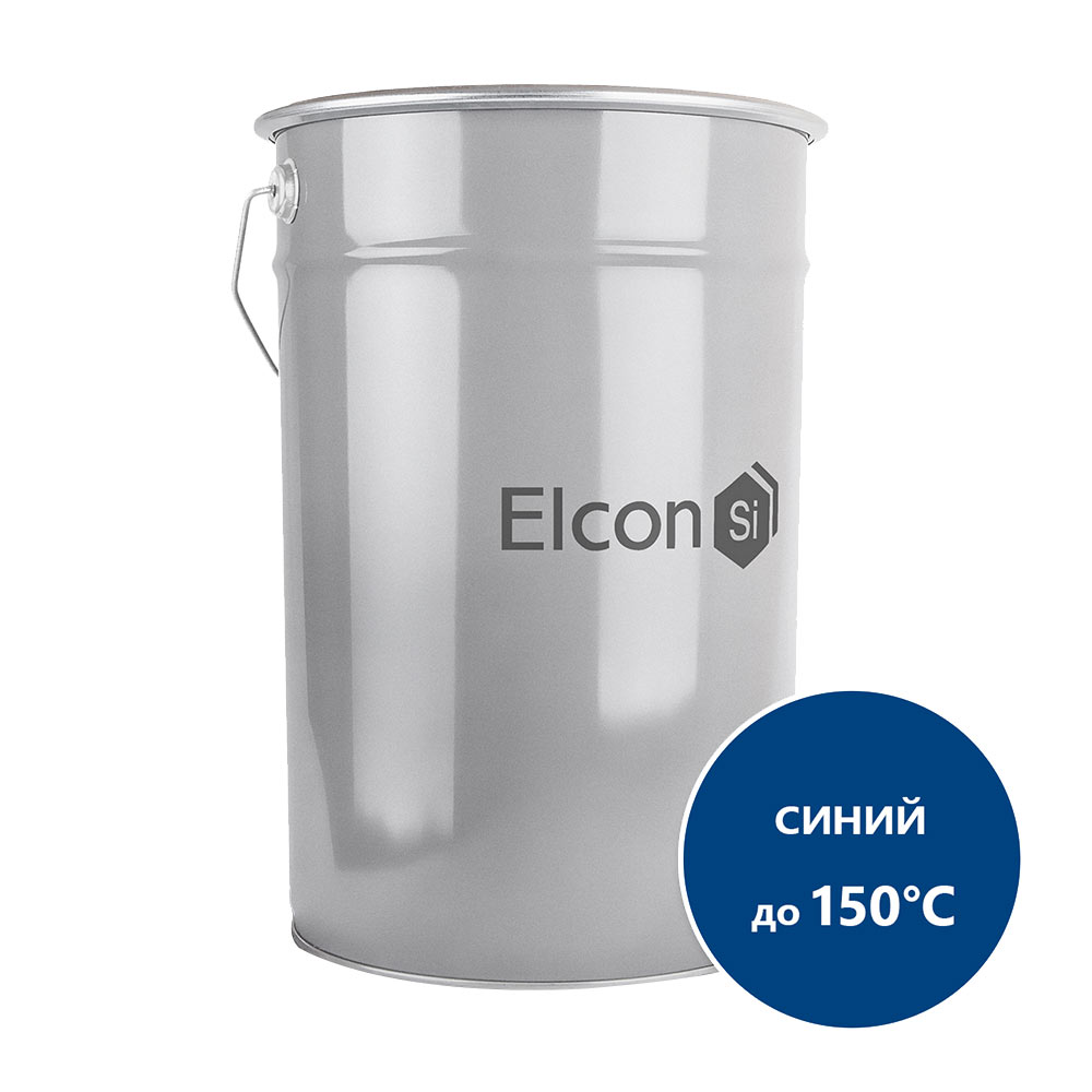 фото Эмаль elcon ос-12-03 матовая синяя ral 5005 25 кг