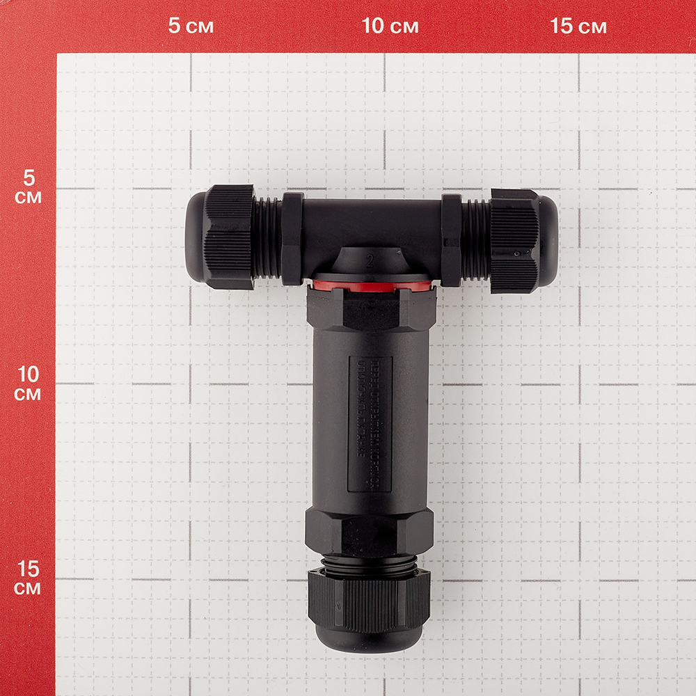 фото Соединитель кабельный т-образный ekf proxima freetools 4 кв. мм на 5 проводов ip68