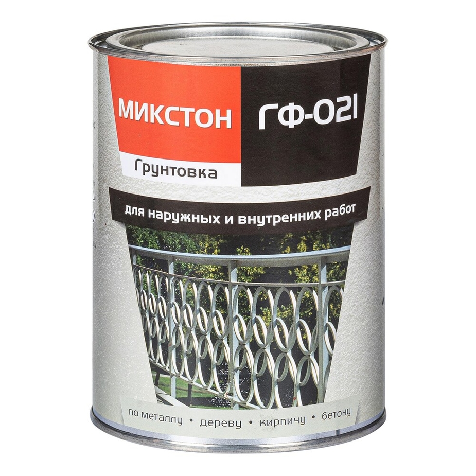 Грунт ГФ-021 серый Микстон 0,9 кг/1 л — купить в Петровиче в Санкт ...