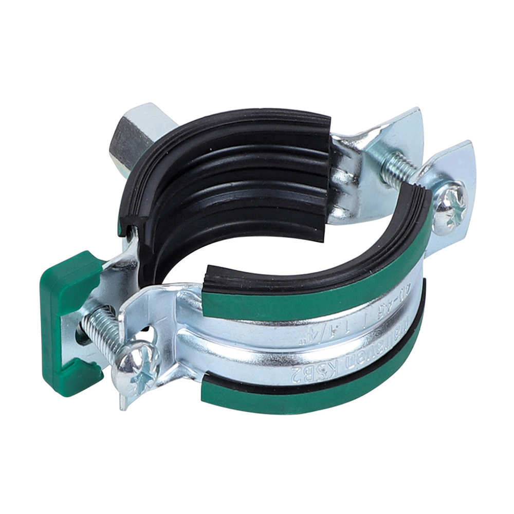 

Хомут для труб Walraven BIS KSB2 (3396045) M8/10 одновинтовой с epdm wlc 40-45 мм