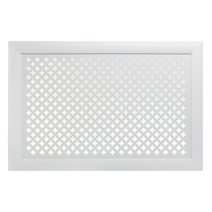 Экран для радиатора Готика Модерн цвет белый рамка 600х900 мм