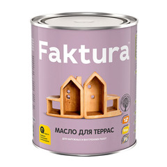Масло Faktura для террас бесцветное 0,7 л