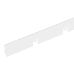 Элемент для потолка грильято GL15 100х100х37х15 мм обрамляющий профиль L 0,6 м белый