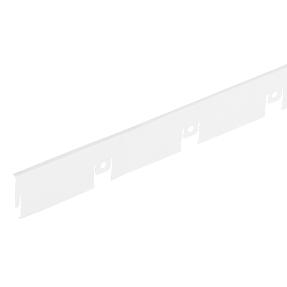 фото Элемент для потолка грильято gl15 75х75х37х15 мм обрамляющий профиль l 0,6 м белый