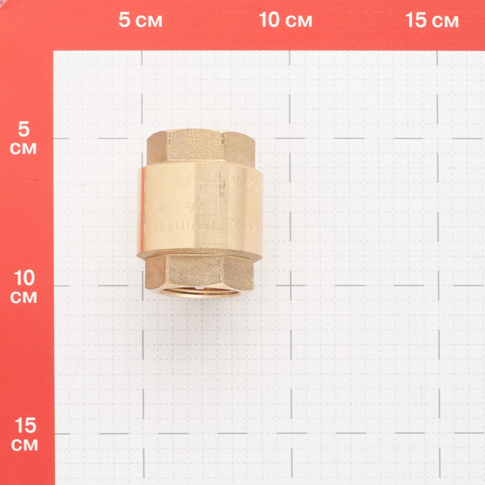 фото Клапан обратный stout (svc-0012-000020) 3/4 вр(г) х 3/4 вр(г)