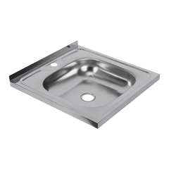 Мойка для кухни Ukinox Nord 500х500х130 мм накладная квадратная сталь (Nr 500х500 (0,4))