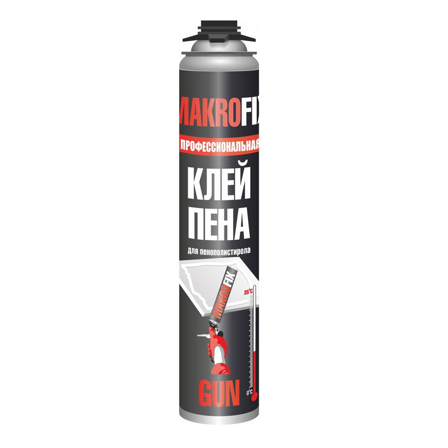Пена-клей монтажная профессиональная Makrofix 750 мл — купить в ...