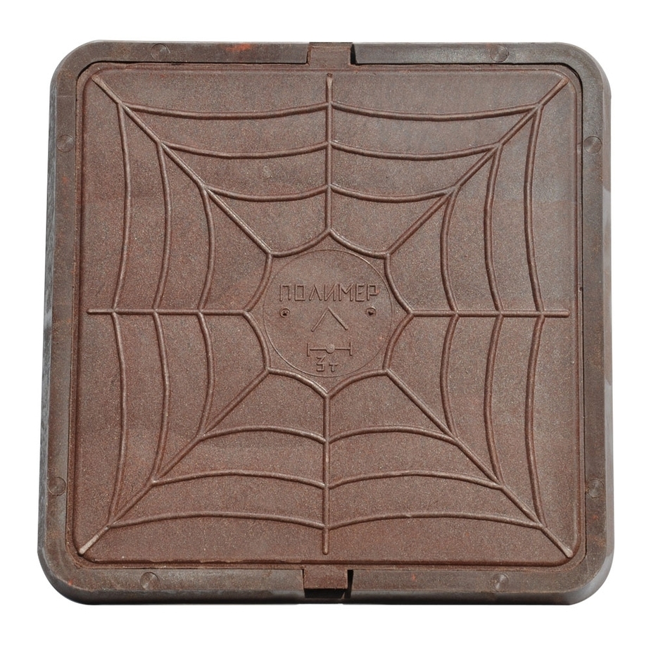 Люк квадратный полимерно-композитный коричневый — купить в Петровиче в ...