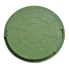 Люк легкий полимерно-композитный зеленый 750х70 мм