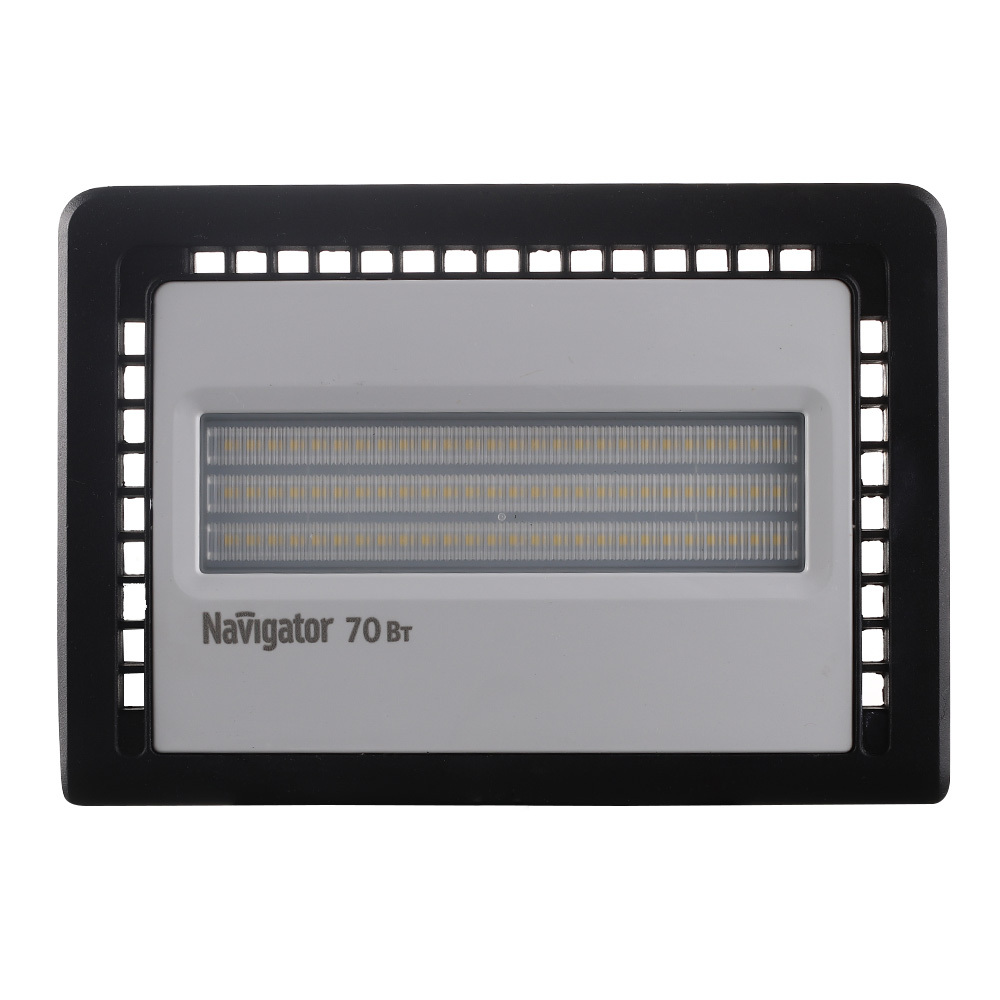 Прожектор светодиодный Navigator ДО-70 4000К 70 Вт IP65 черный (14147) прожектор светодиодный rev до 70 4000к 70 вт ip65 черный 32604 5