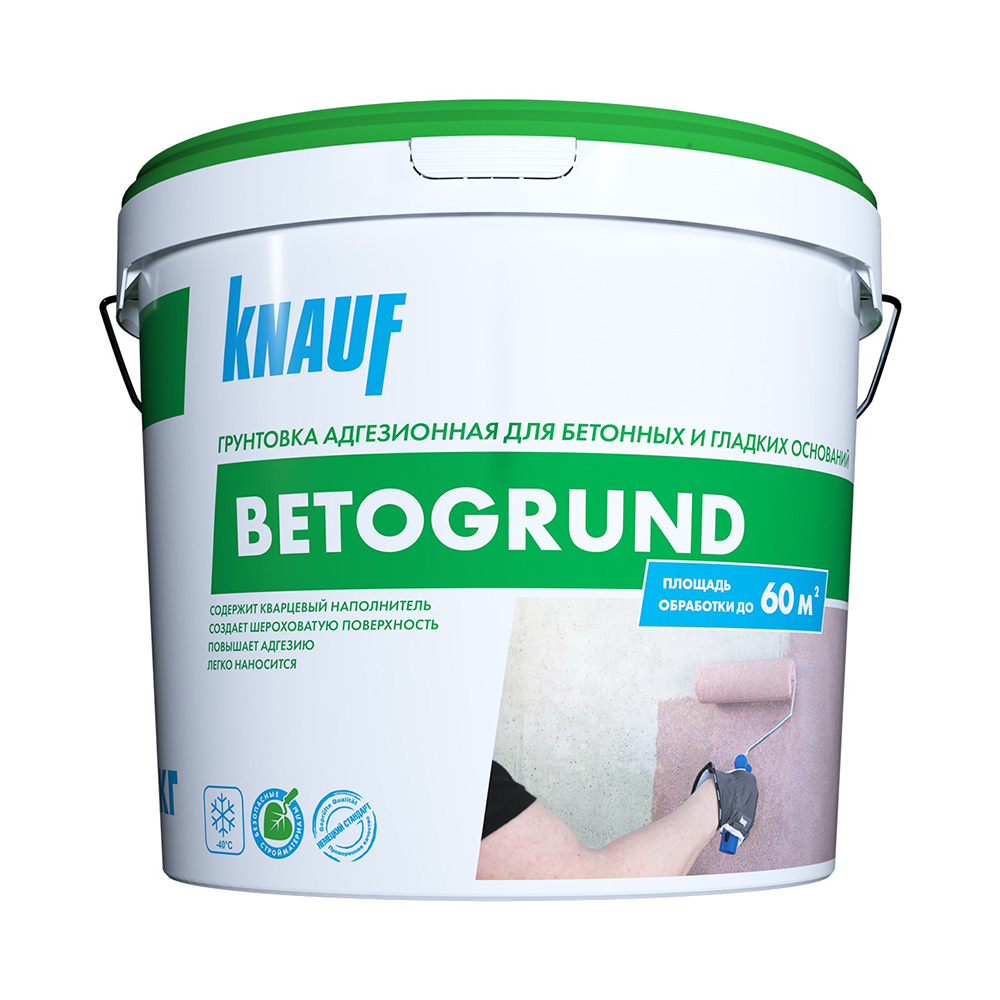 Грунт бетоноконтакт Knauf Бетогрунд 15 кг грунт knauf тифен грунд укрепляющий 10 кг