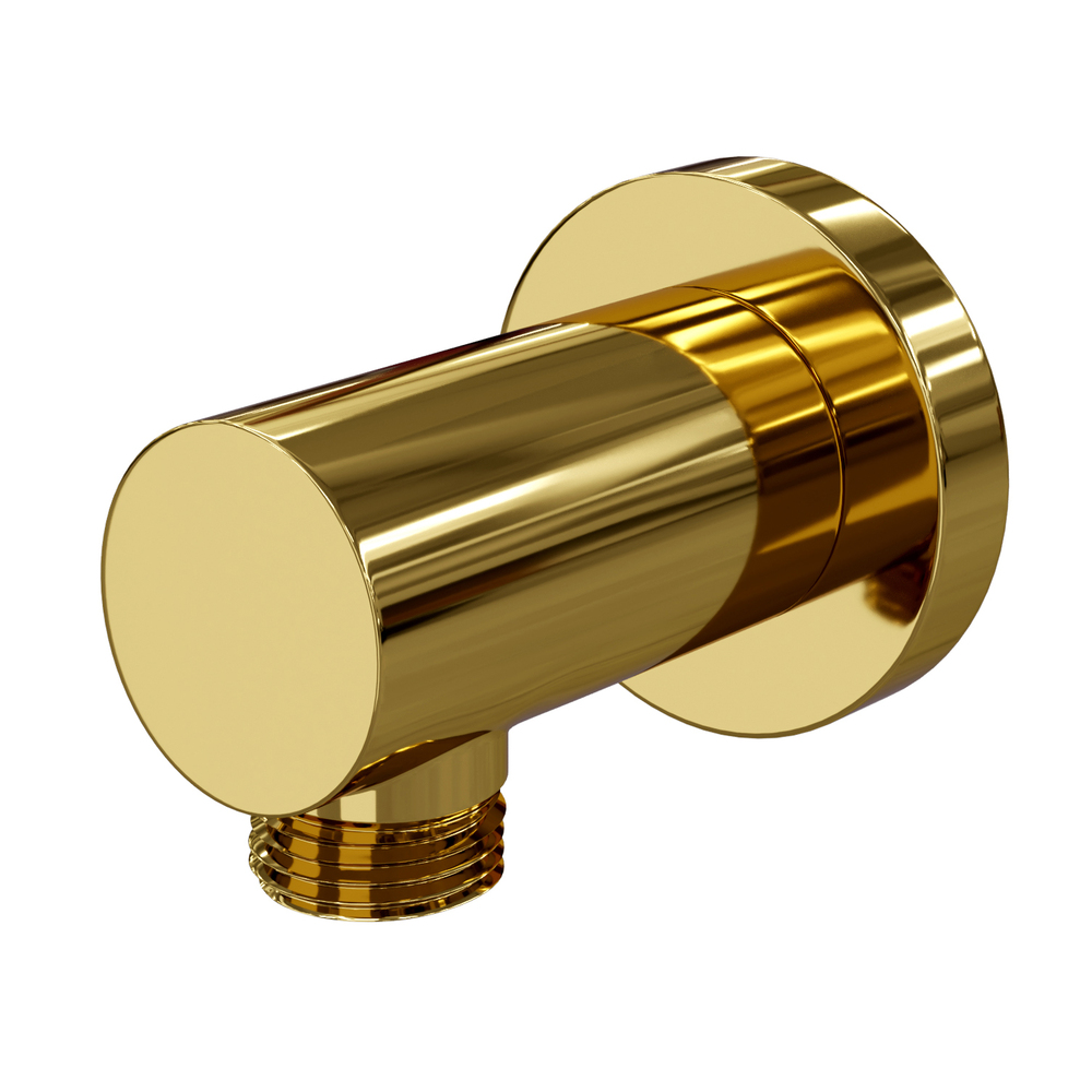 Подключение шланга WasserKraft без держателя латунь золото (A188) подключение шланга wasserkraft без держателя латунь золото a177