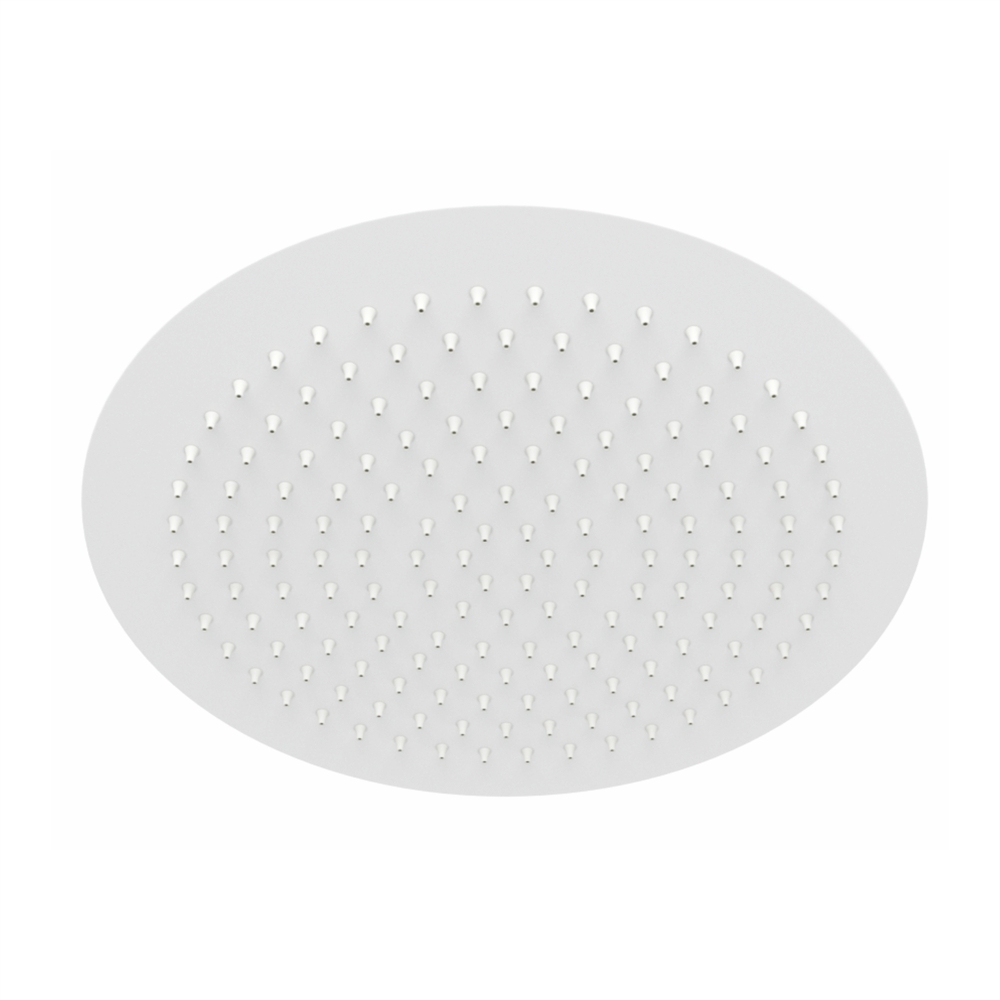 

Лейка для верхнего душа WasserKraft d300 мм металл белый (A161)