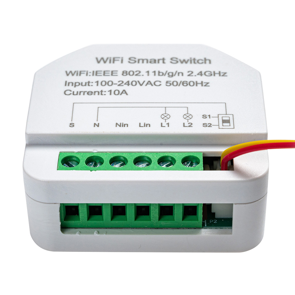 фото Wi-fi реле для устройства умного дома sibling powerswitch-m2 mini smart home внутренняя установка двухканальное белое (00-00015435)