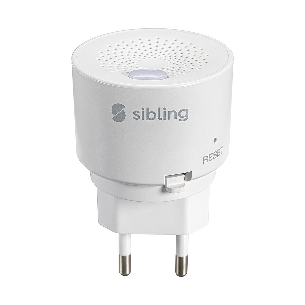 Умный датчик газа Sibling Smart Home Powernet-GT белый sibling камера домашняя поворотная powernet g ptz