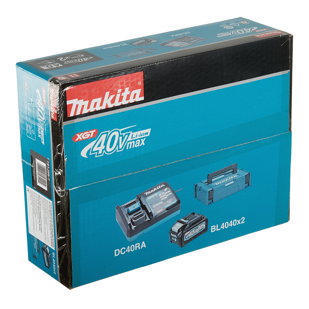 Аккумулятор Makita XGT 40В 4Ач Li-Ion с зарядным устройством в комплекте (2 шт.) (191J99-7) Вид№2