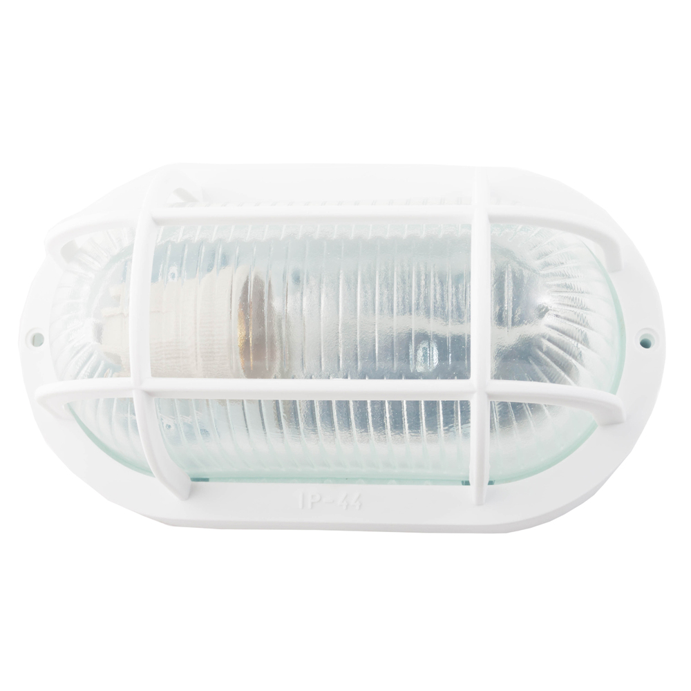 Светильник "Фарпласт" Овал НБО 23-60-006 IP44 корпус с решеткой белый ...