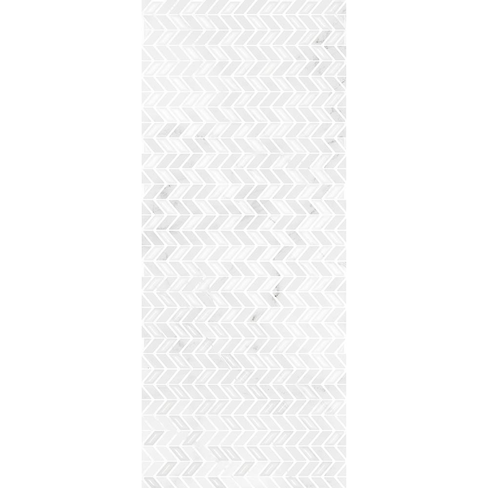 фото Плитка декор gracia ceramica celia белая 600x250x9 мм