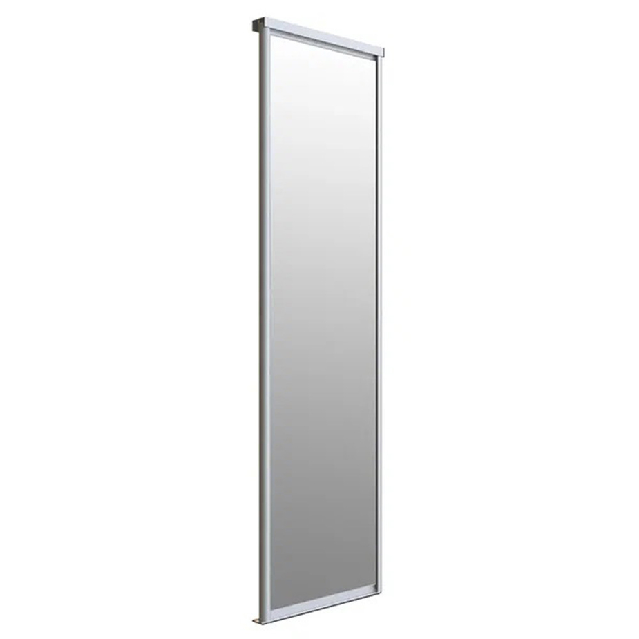 Дверь-купе 683x2252 мм зеркало/серебро Elegant