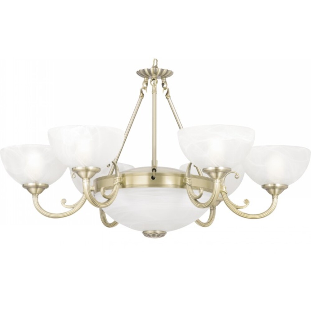 Люстра потолочная Arte Lamp Windsor E14 240 Вт 9 кв.м (A3777LM-6-2AB) люстра потолочная arte lamp schelenberg e14 240 вт 9 кв м a4410lm 6 2sr