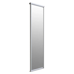 Дверь-купе 583x2452 мм зеркало/серебро Elegant