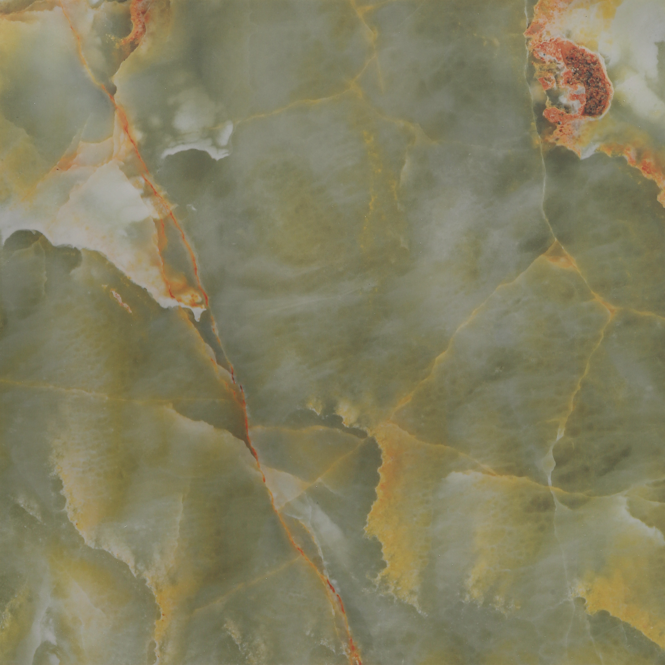 фото Керамогранит laparet dalim mint зеленый полированный 600х600х8 мм (4 шт.=1,44 кв. м.)