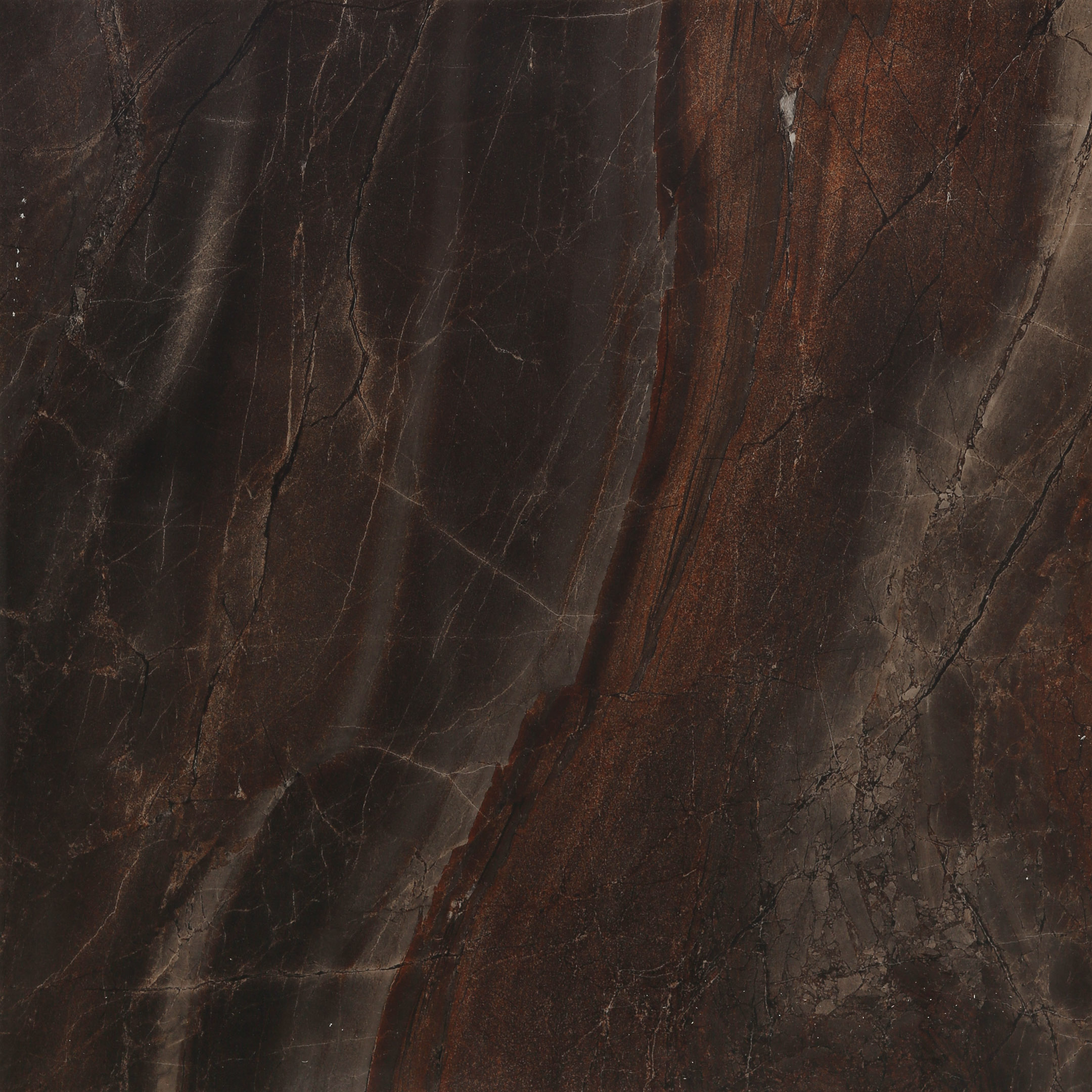 фото Керамогранит laparet electra brown коричневый полированный 600х600х8 мм (4 шт.=1,44 кв. м.)