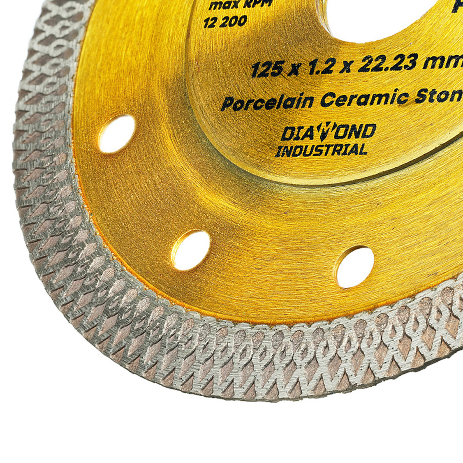 Диск алмазный по керамограниту Diamond Industrial Spider 125x22,23x1,2 ...
