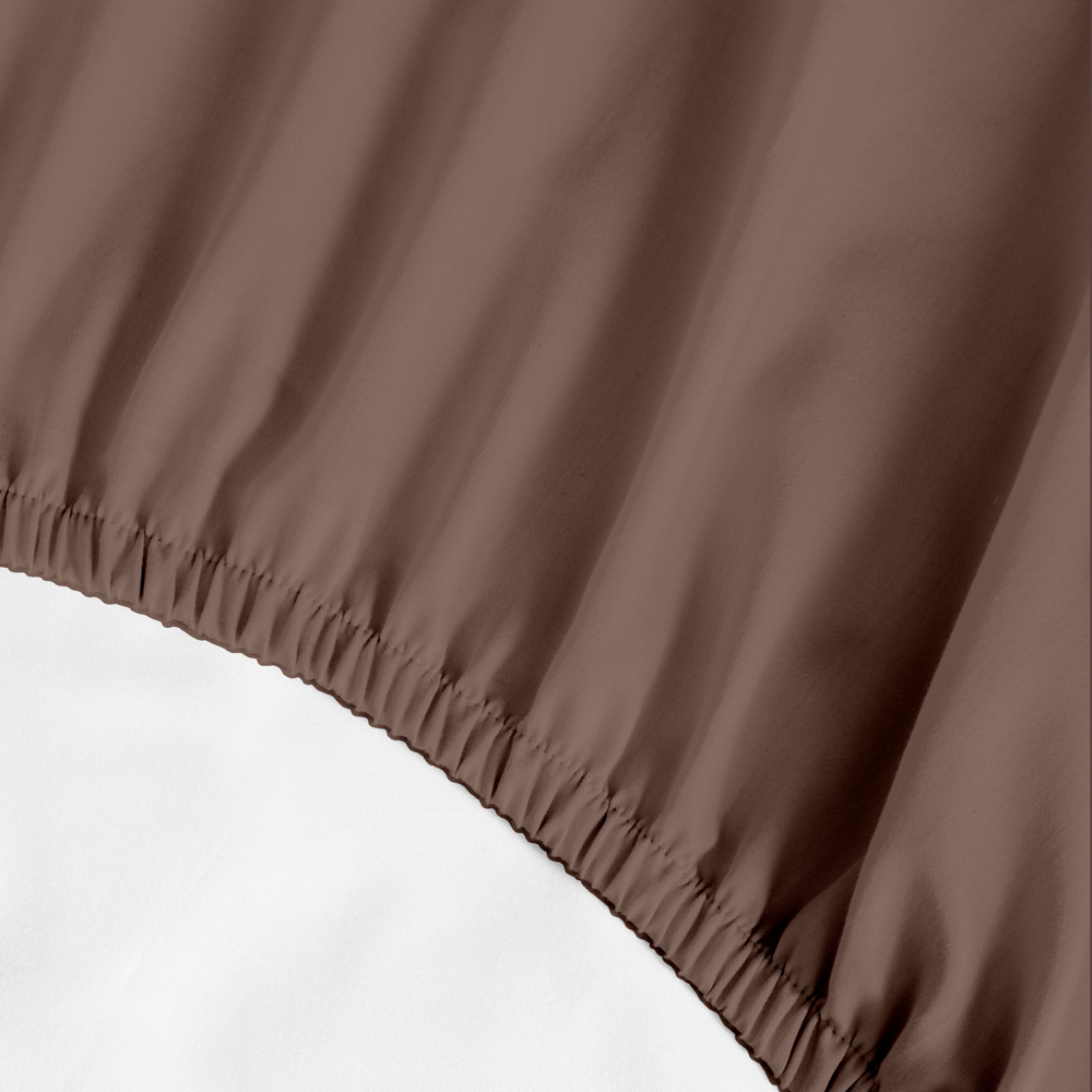 

Простыня на резинке 160х200х25 см поплин Uniqcute Mocca (ТТ-00232770), Коричневый