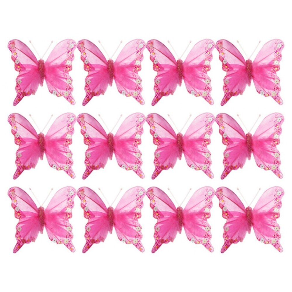 12 бабочек. бабочки для украшения. 12 бабочек. разноцветные бабочки. бабочки для декора.