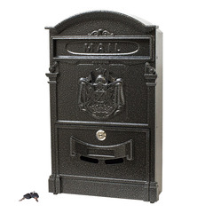 Ящик почтовый Аллюр №4010 с замком серебро