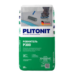Ровнитель (наливной пол) финишный Plitonit P300 самовыравнивающийся быстротвердеющий 25 кг