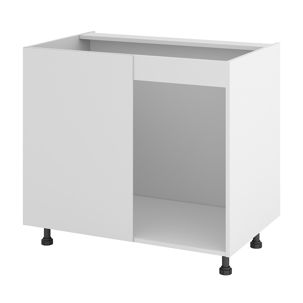 комплект фурнитуры для углового шкафа металл 21108 Кухонный шкаф напольный угловой 90х72х56 см белый без полок