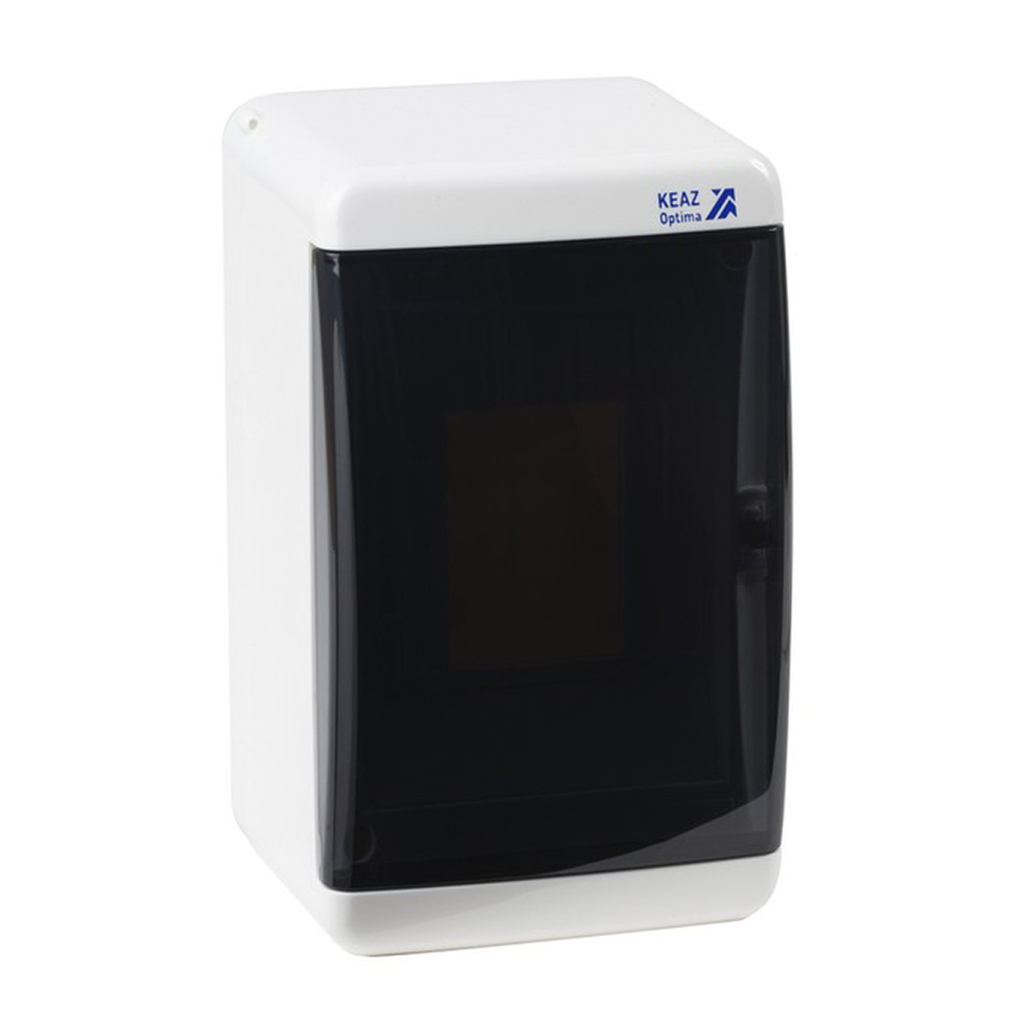 Корпус навесной КЭАЗ OptiBox ЩРН пластиковый IP41 93,2х132х140 мм белый ...