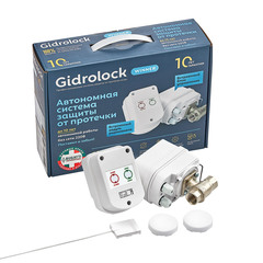 Система контроля протечки воды Gidrolock Winner Radio (31204021) 1/2 прямой 12 В