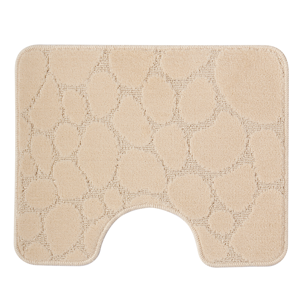 коврик fora bricks beige for pp brk50 60be Коврик для туалета бежевый 50х60 см Fora Stone Natural (FOR-PP-STN50-60NAT)