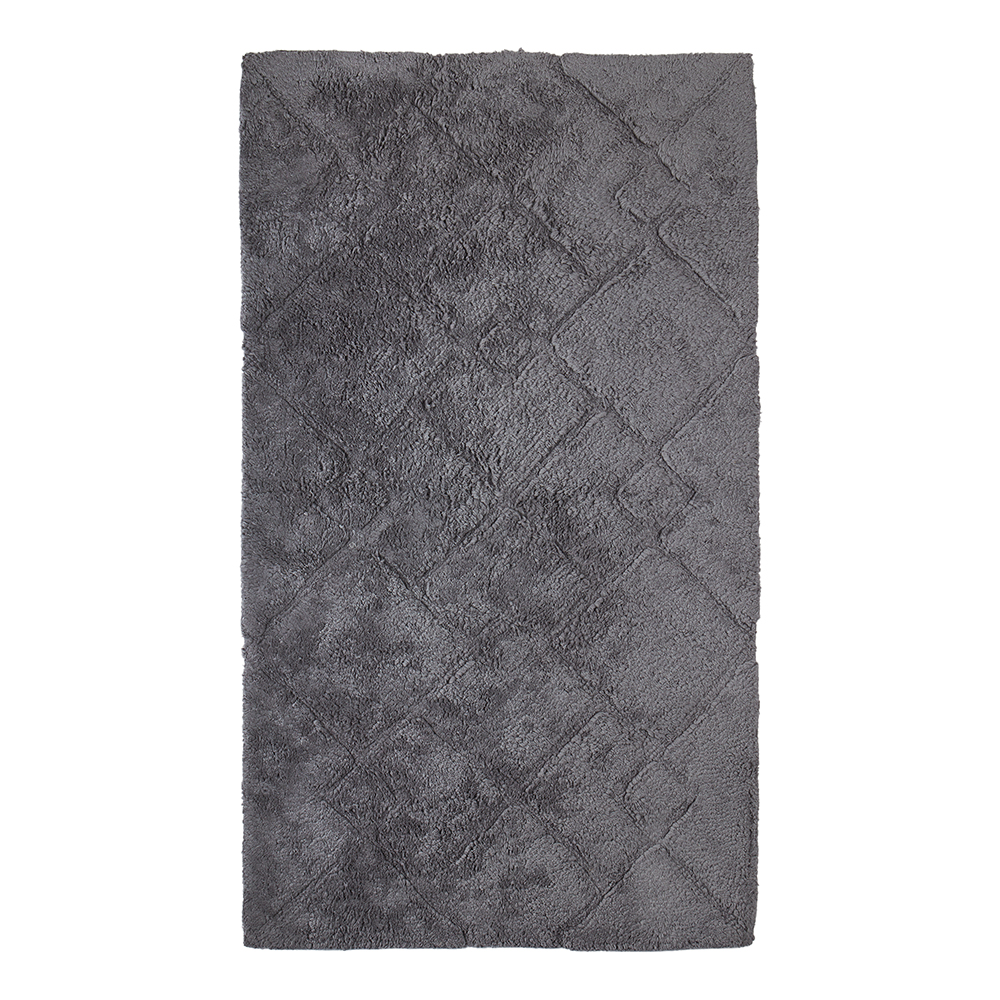 фото Коврик для ванной черный 60х100 см fora stone black (stn60-100bl)