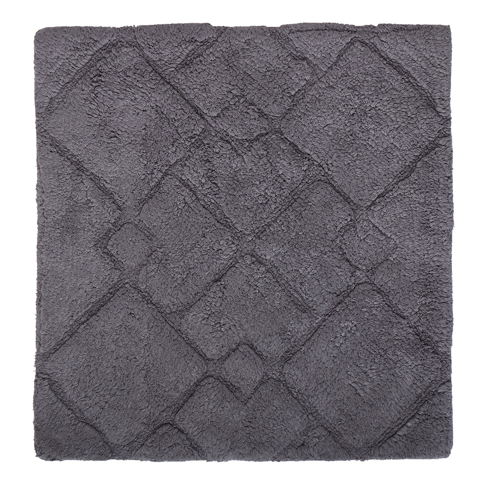 фото Коврик для ванной черный 60х60 см fora stone black (stn60-60bl)