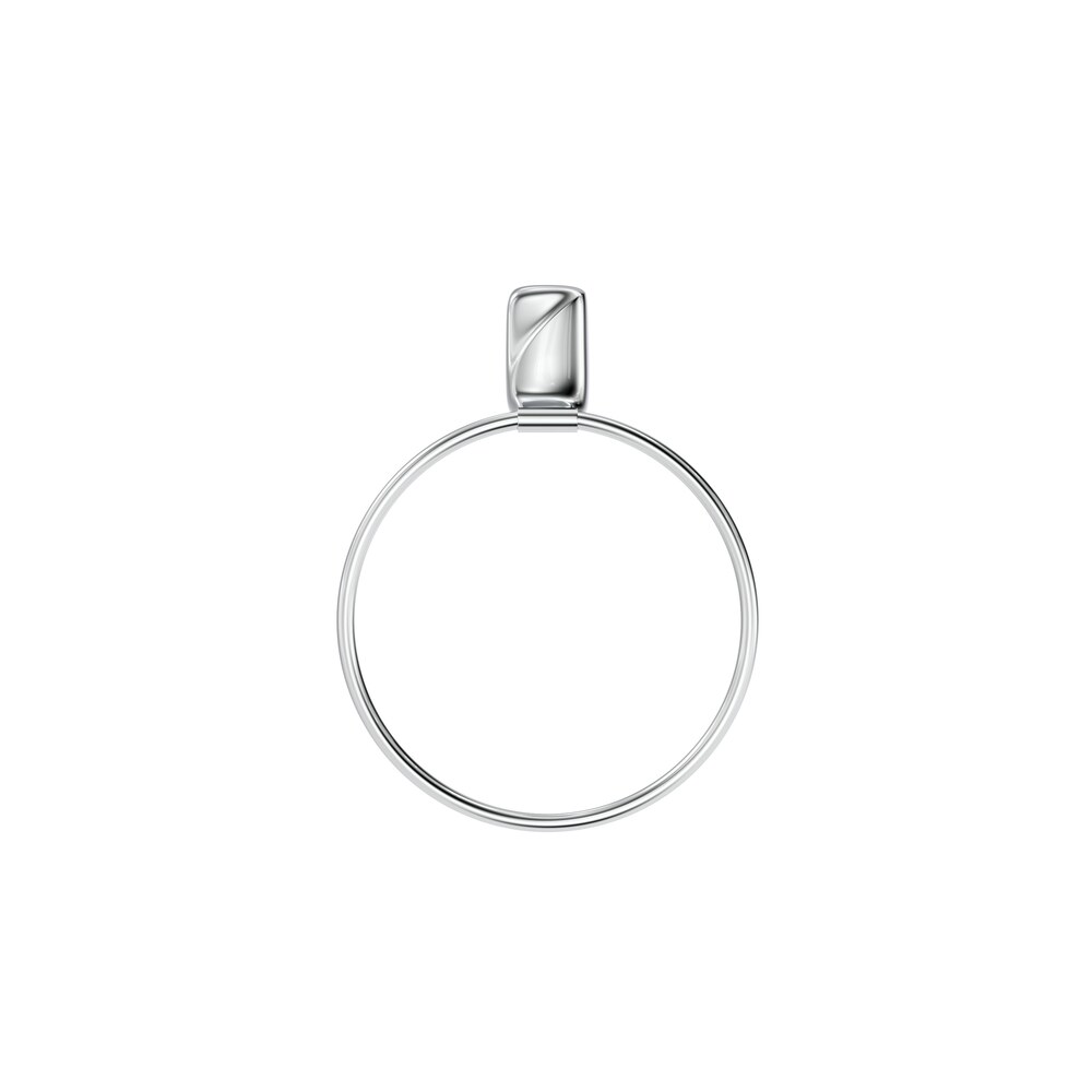 Полотенцедержатель кольцо Fora Flower d170 мм на шуруп сталь хром (FOR-FL011) полотенцедержатель кольцо fora drop d175 мм на шуруп нержавеющая сталь хром for dp011 6765
