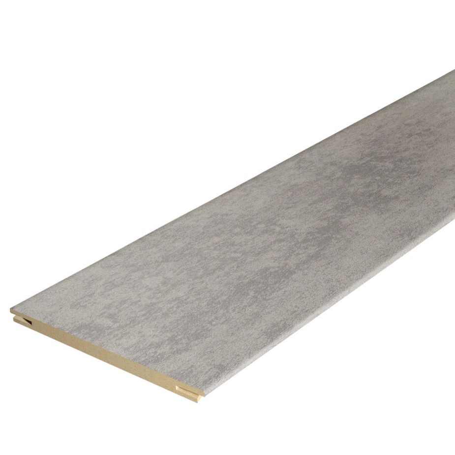 Доборная планка ВДК телескопическая экошпон бетон светлый 2070х150х10 ...