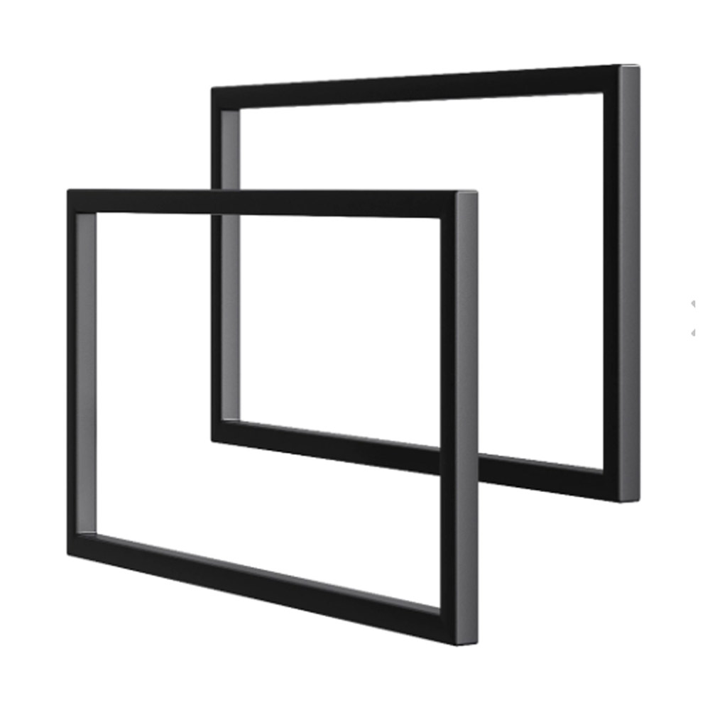 фото Кронштейн для столешницы 470х320х30 мм черный асб-мебель (30320)