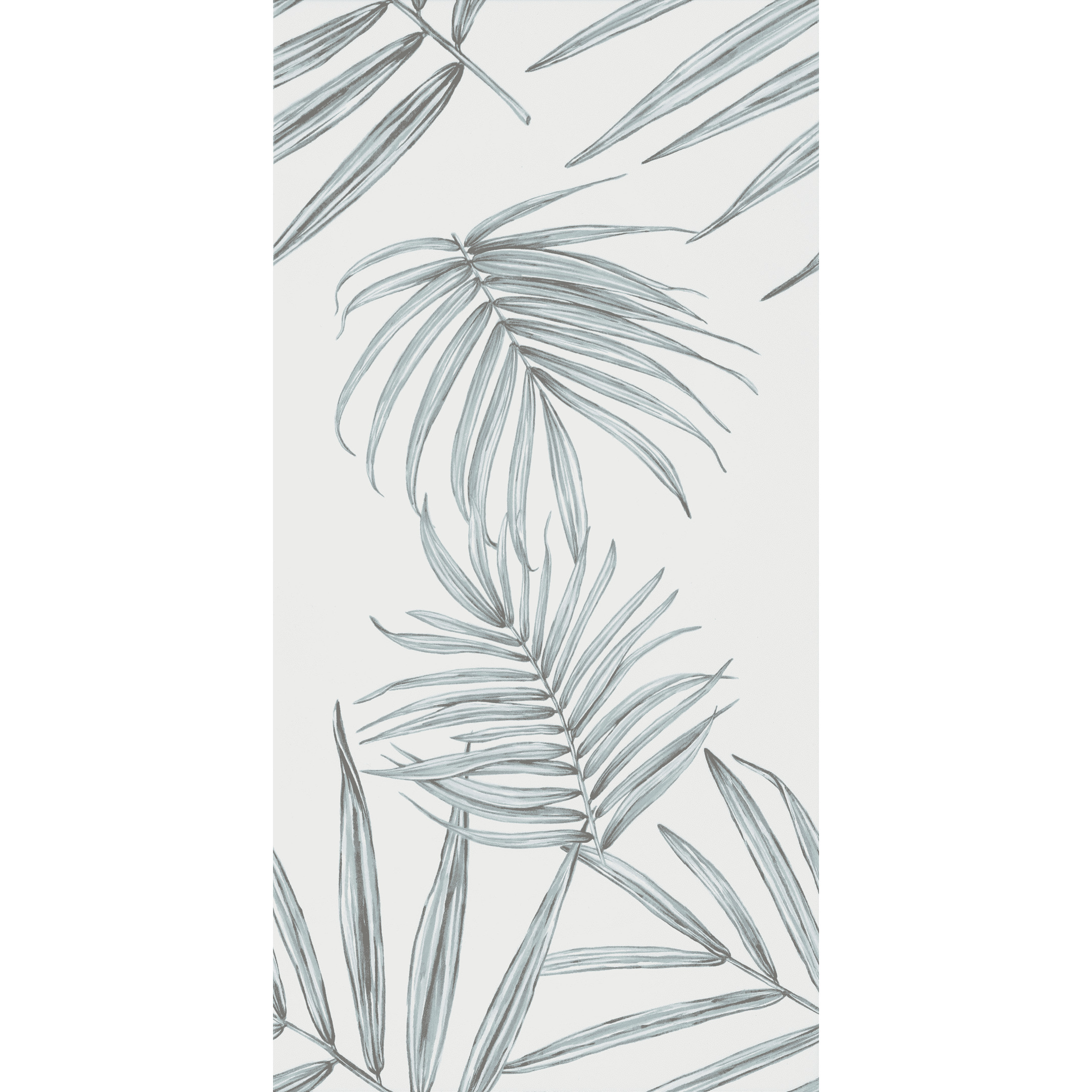 фото Плитка облицовочная lavelly city jungle palm leaves белая 500x250x9 мм (13 шт.=1,625 кв.м)