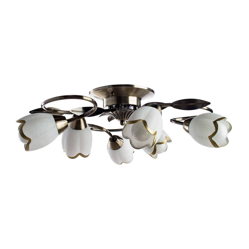 фото Люстра потолочная arte lamp perce (a6061pl-6ab) e14 60 вт 220 в ip20