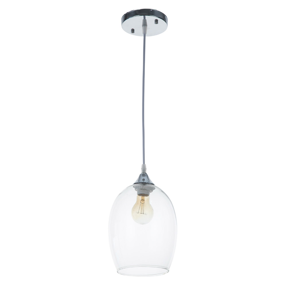 фото Светильник потолочный подвесной arte lamp propus (a4344sp-1cc) e27 120 вт 220 в хром ip20 250 мм