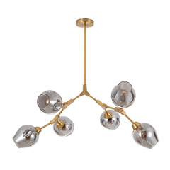 Люстра подвесная Arte Lamp Yuka E27 360 Вт 10 кв.м (A4103SP-6PB)