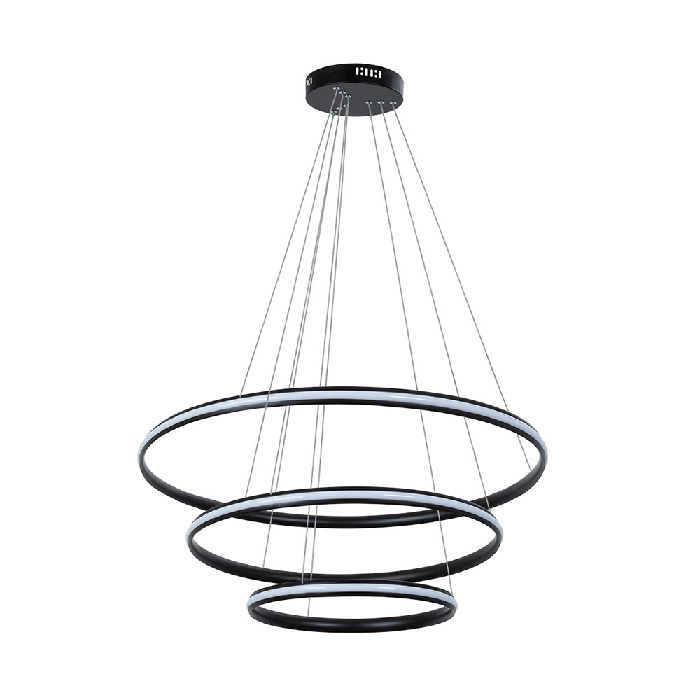 Люстра светодиодная подвесная Arte Lamp Meridiana 145 Вт 3000-6000К 8 кв.м (A2198SP-3BK)