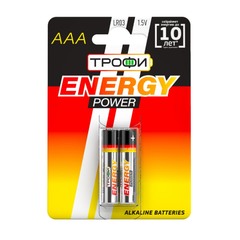 Батарейки Трофи LR03-2BL ENERGY POWER Alkaline C0034929