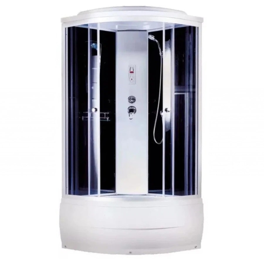 Душевая кабина AQUAPULSE 4102C Grey black 90x90x220 см с высоким ...